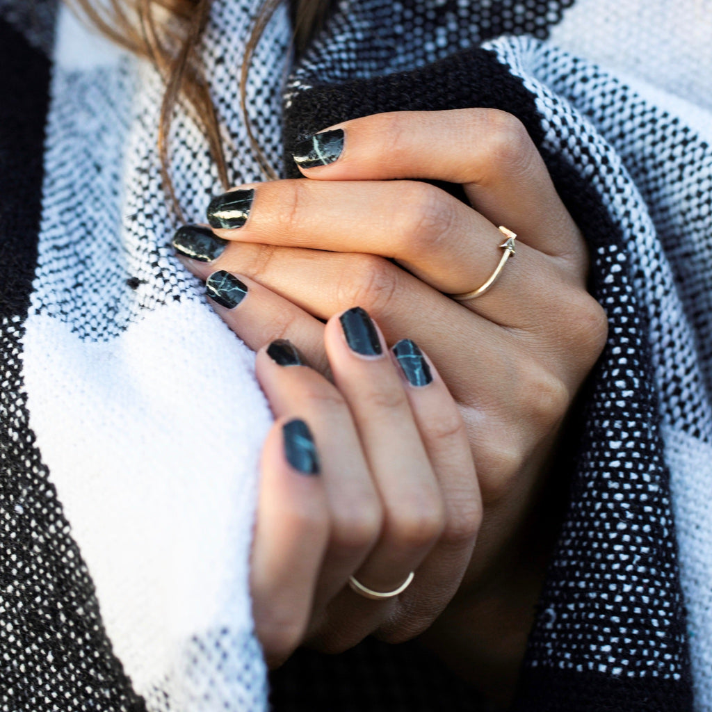 black nails | Nail Polish & nail wraps by Nails Mailed