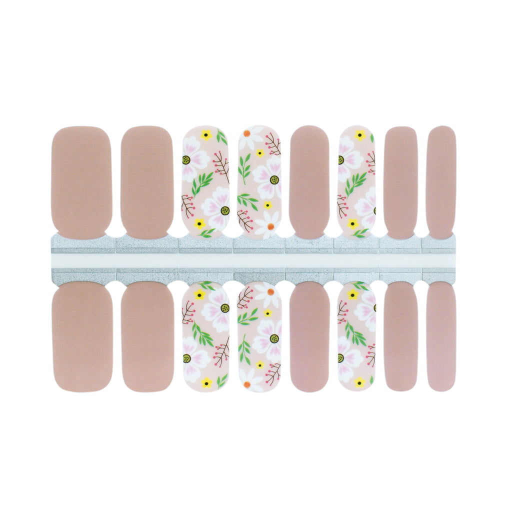Subtle Floral | Nail Wraps - NailsMailed