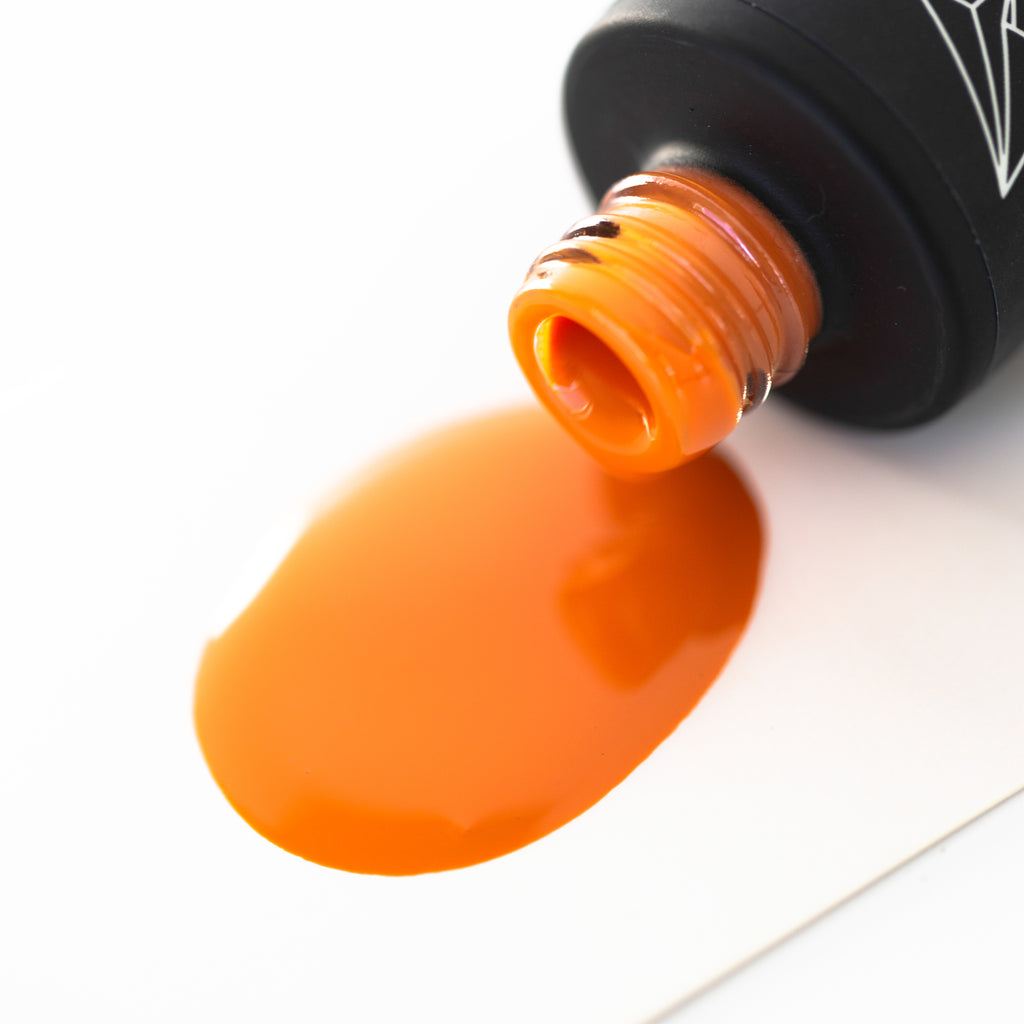 Orange Grove shellac nail polish - orange nails by  NailsMailed
