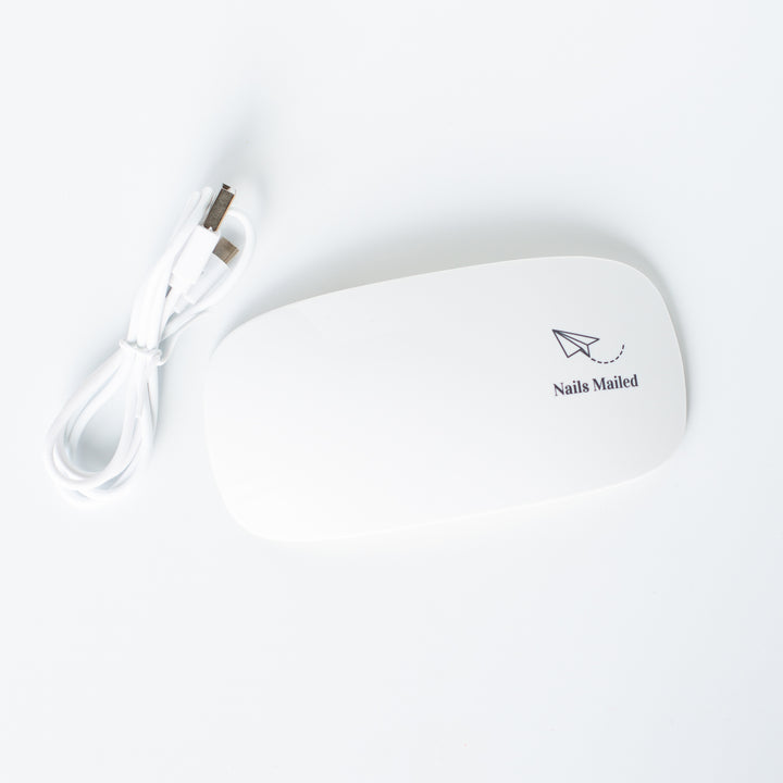 Travel-Sized LED Nail Lamp for Gel & FlexiGel Nail Stickers