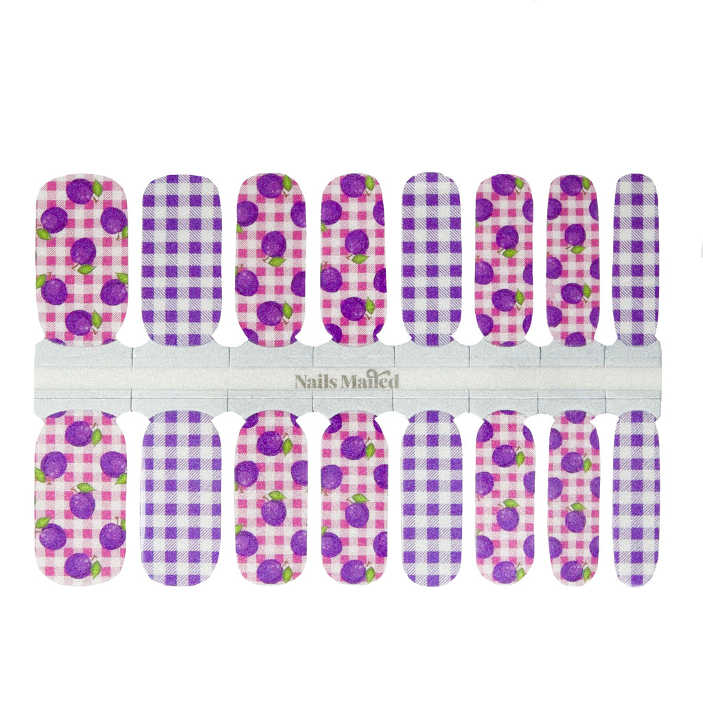 Plum Cute nail wraps by NailsMailed compare to Lovely Hello