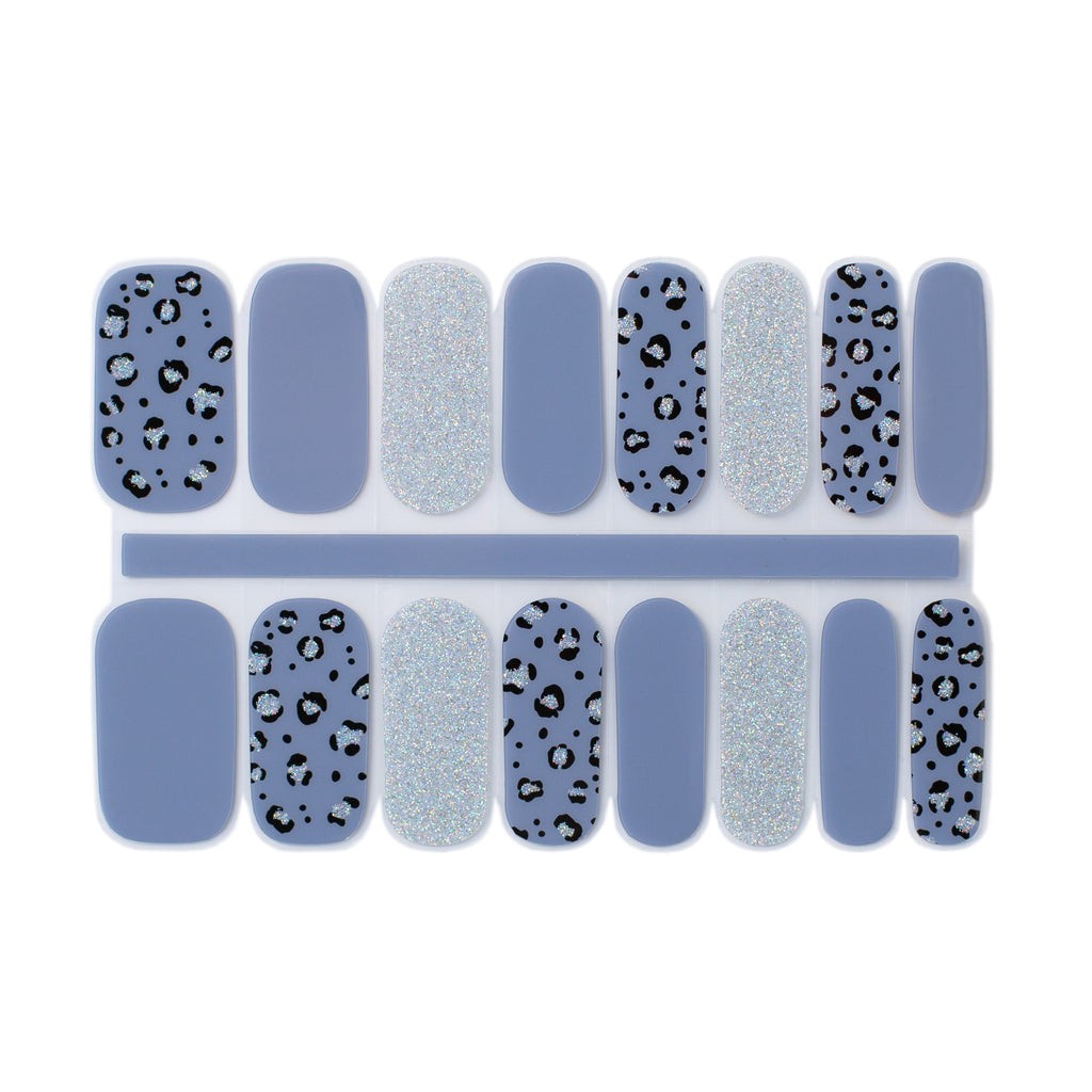 Blue Safari Sparkle | FlexiGel Nail Wrap - NailsMailed