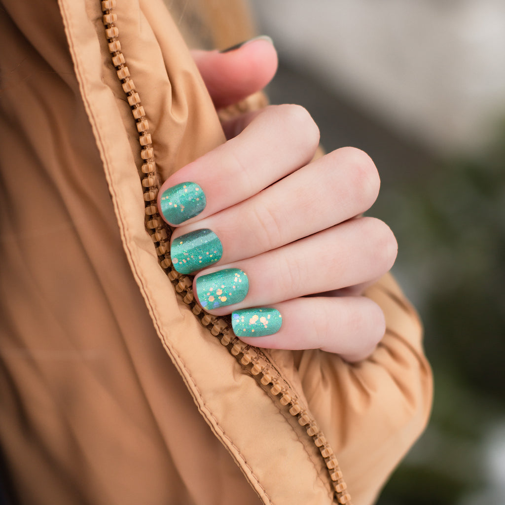 Green Swirl | Nail Wraps - NailsMailed