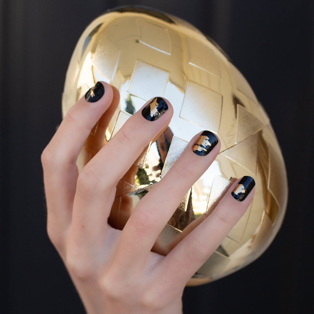 Gold Splotches - NailsMailed