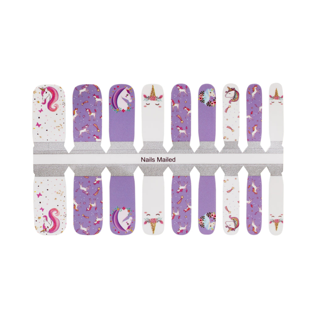 Unicorn - Kids Nails - NailsMailed