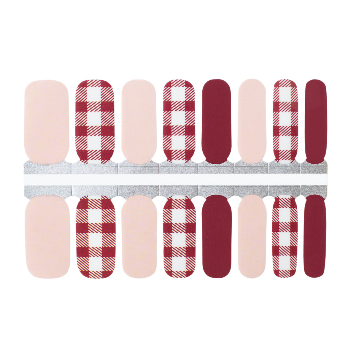 Red Check | Nail Wraps