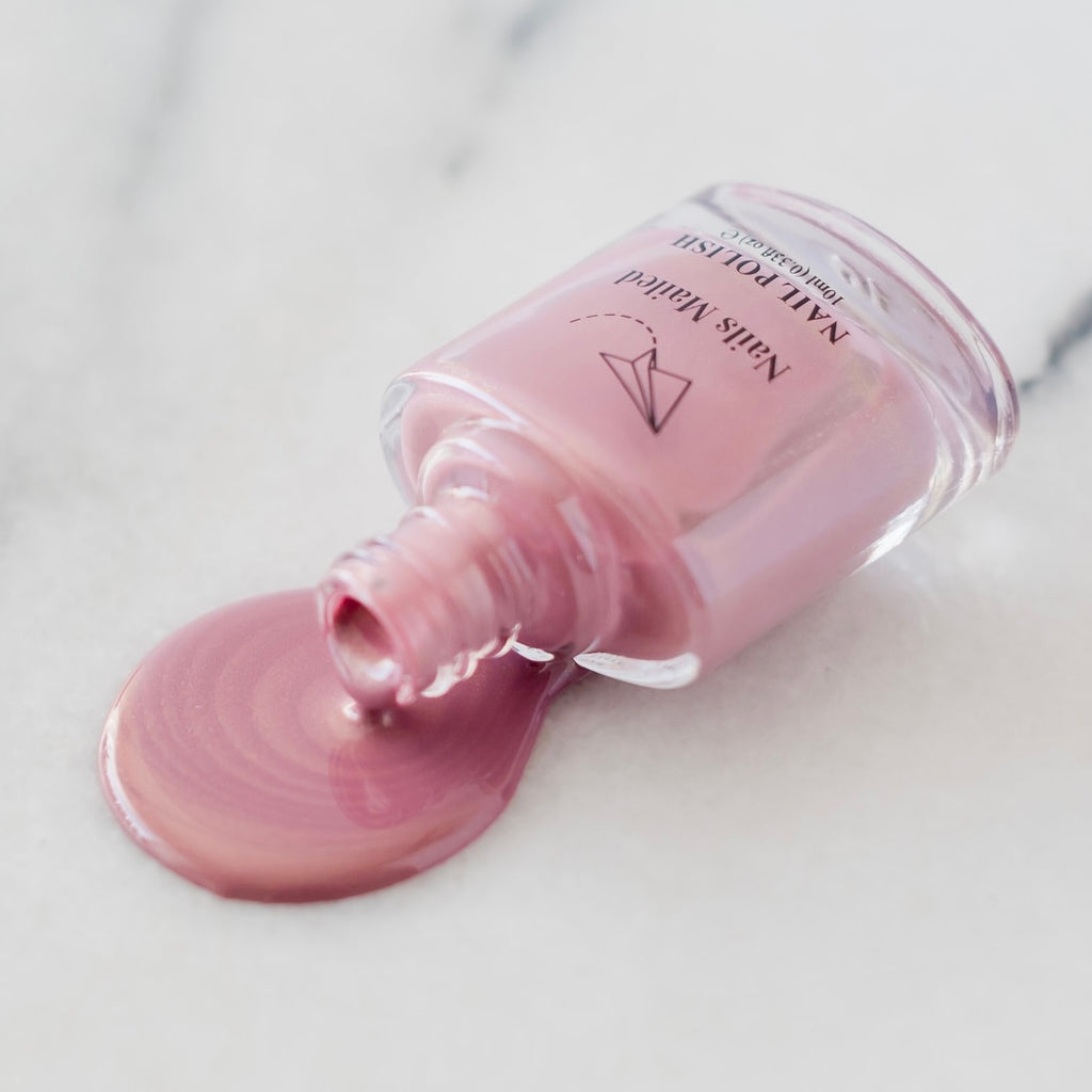 pink polish - Audrie Nail Polish by NailsMailed