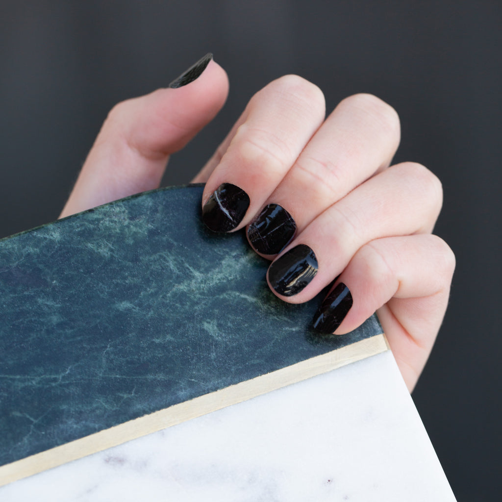 Black Marble | Nail Wraps - NailsMailed