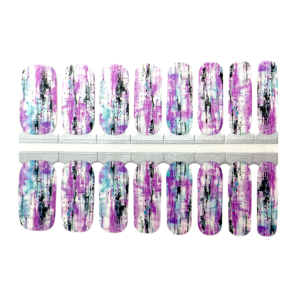 Paints Nail Wraps - NailsMailed | Purple Nail designs