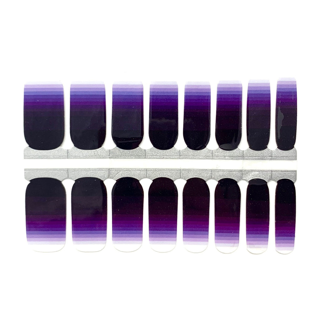 Purple Gradient nails - nail wraps by NailsMailed
