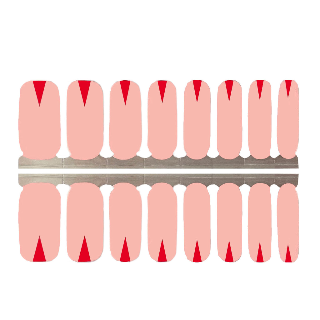 Red Point - Nail Wraps by NailsMailed