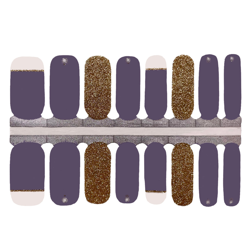 Amethyst nail wraps - NailsMailed | Glitter Nails