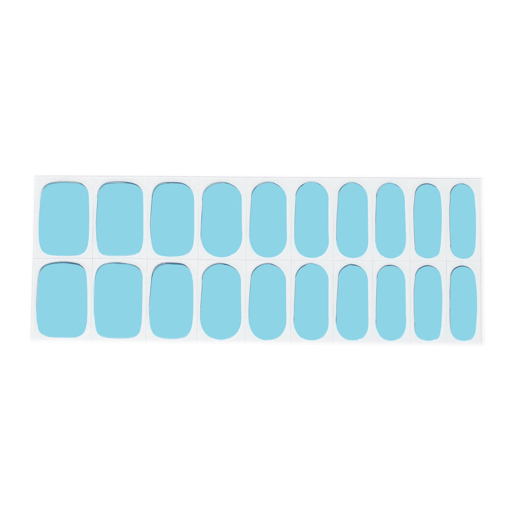 Frosted Blue - NailsMailed | Gel Nail Stickers