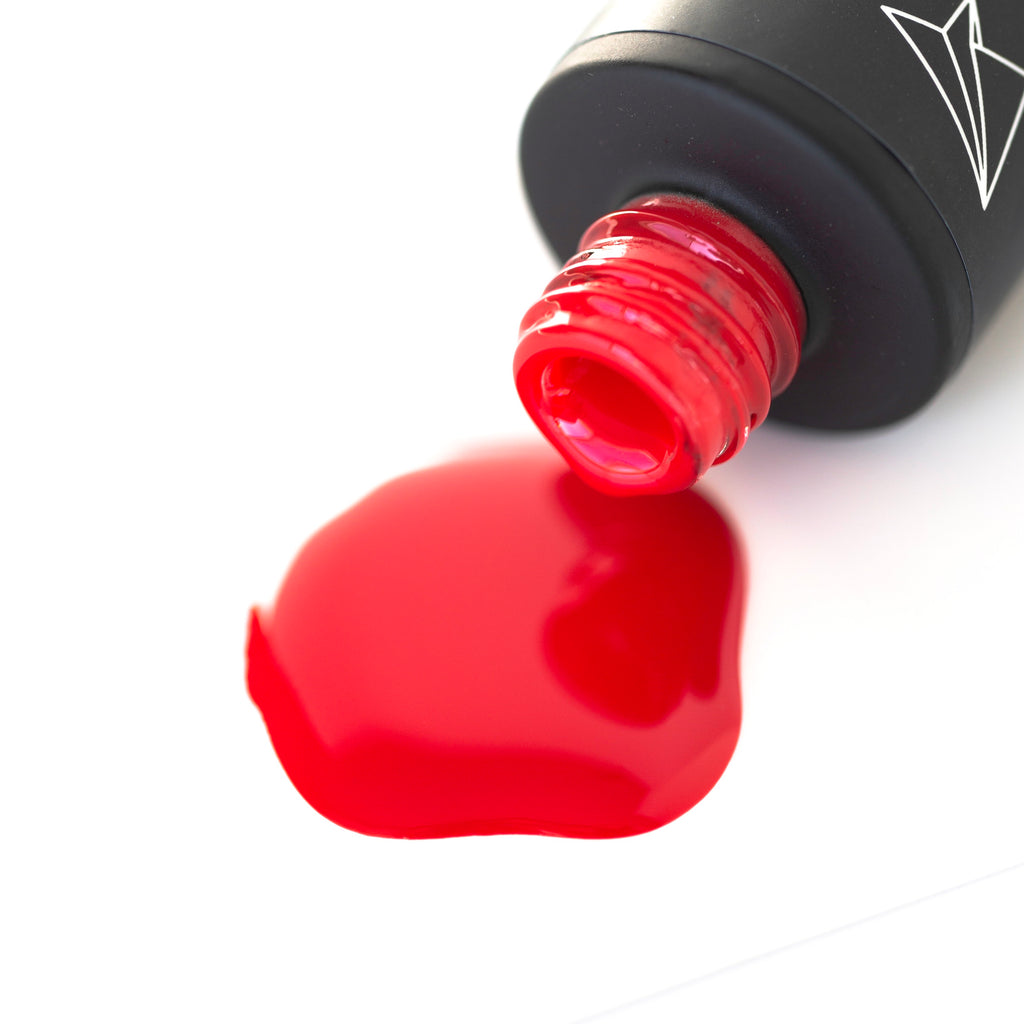Cherry Gloss shellac nail polish - Red nails by NailsMailed