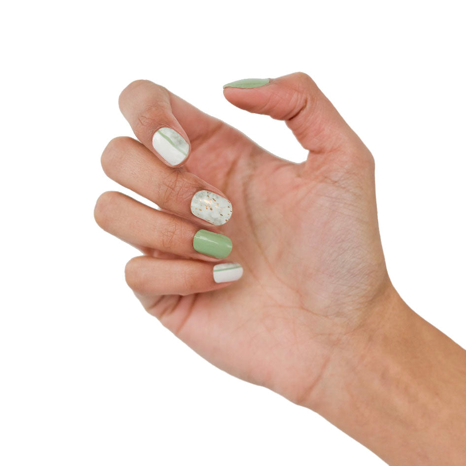 Green Finesse | Nail Wraps - NailsMailed