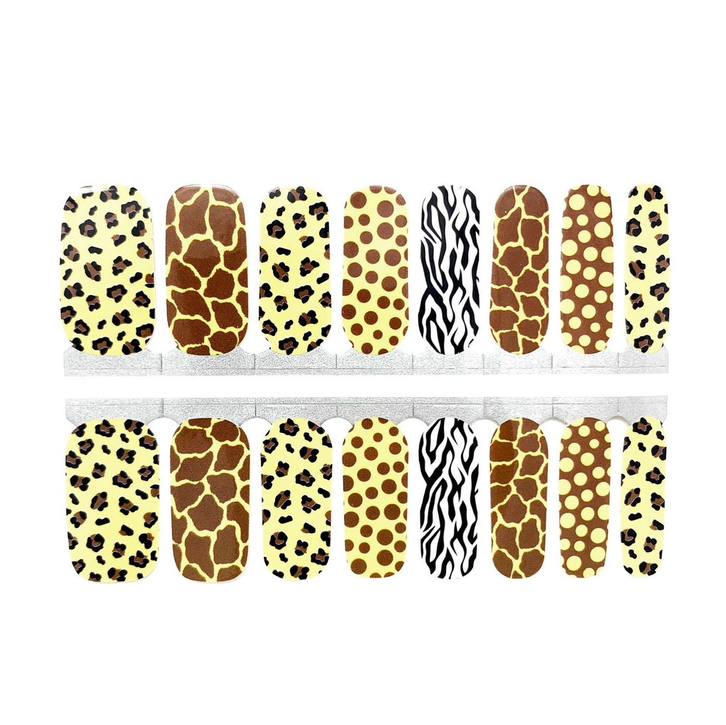 Safari Nail Wraps - Cheetah Nails by NailsMailed