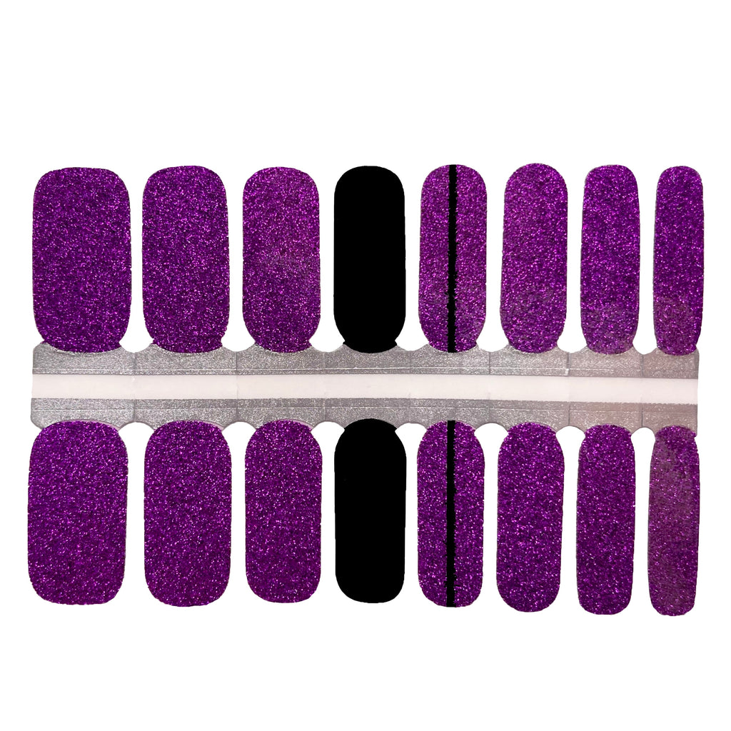 Purple Energy nail wraps - NailsMailed