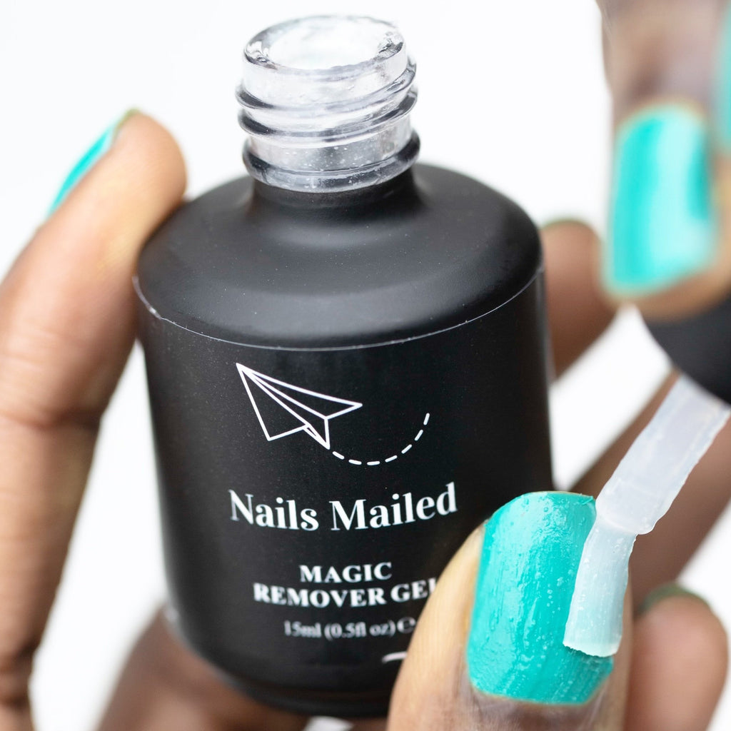 removing shellac polish with magic remover gel polish remover